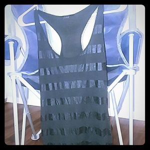 Express size M black and gray tank top
